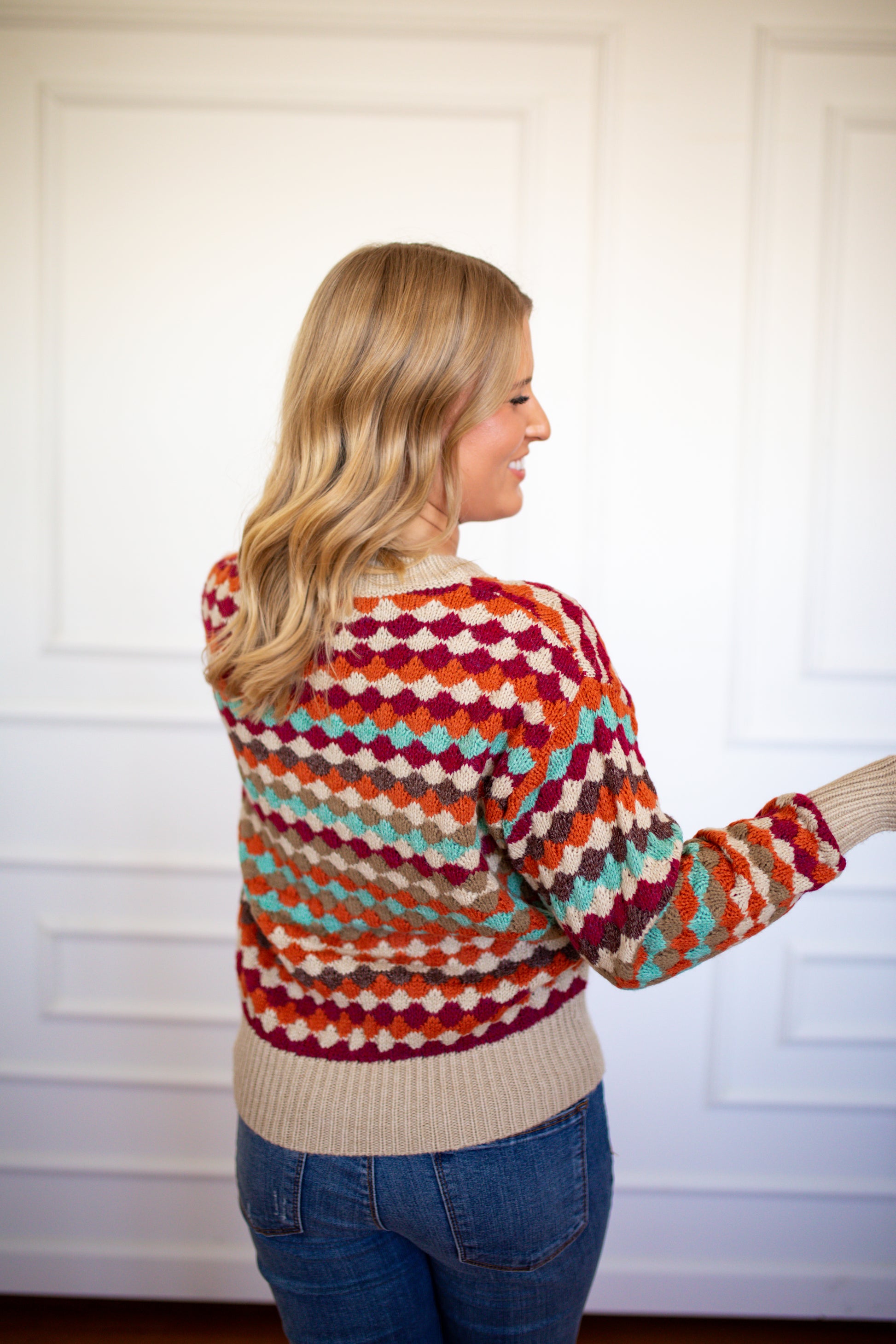 Fabienne Multi Color Sweater  - Southern Belle Boutique