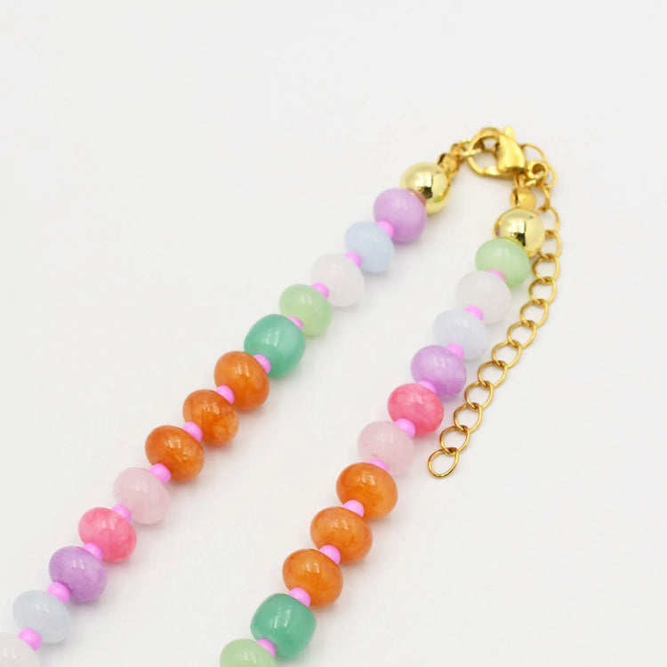 Pastel Gemstone Necklace