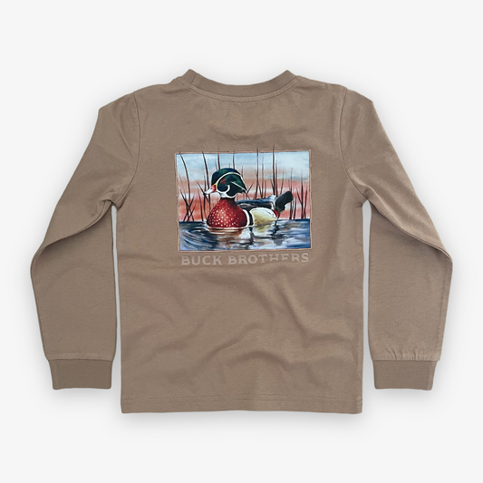 Wood Duck Long Sleeve Tee - Southern Belle Boutique