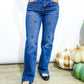 Rhinestone Detailed High Rise Jeans