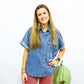 Denim Short Sleeve Shirt