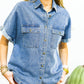 Denim Short Sleeve Shirt