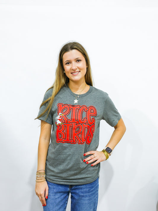Grey Ricebirds Tee