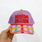 Everything Hallelujah Lavender Emb Trucker Hat - Southern Belle Boutique