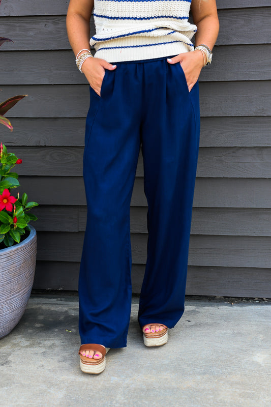 Paris Pant - Black Iris