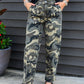 Ashton Camo Wide Leg Barrel Jean