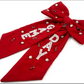 Red Game Day Bow