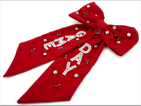 Red Game Day Bow