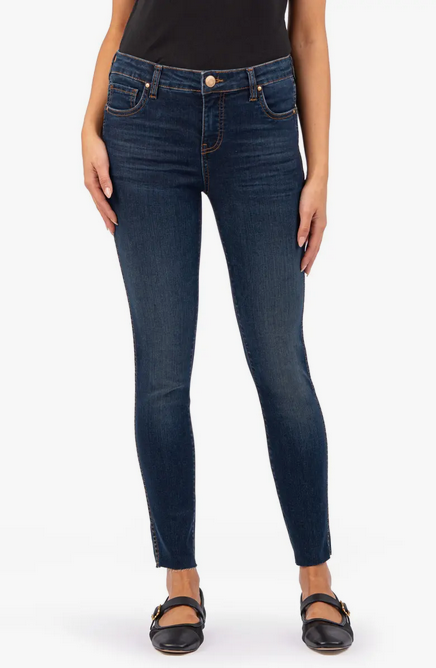 Connie High Rise Skinny Raw Hem- Smash - Southern Belle Boutique