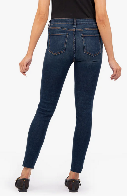 Connie High Rise Skinny Raw Hem- Smash - Southern Belle Boutique