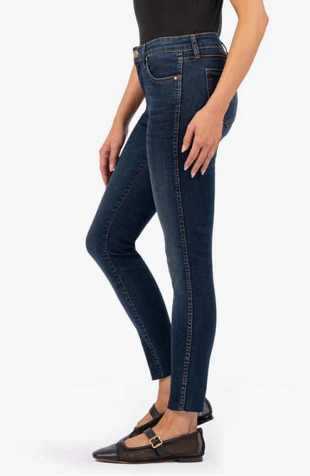 Connie High Rise Skinny Raw Hem- Smash - Southern Belle Boutique