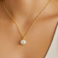 Carolina Drop Necklace in Pearl - Southern Belle Boutique