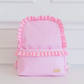 Ruffled Nylon Backpack - Pink