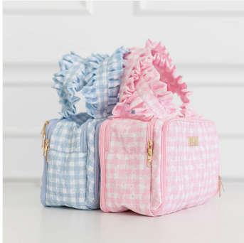 Ruffled Nylon Cutie Caddie - Pink Floral
