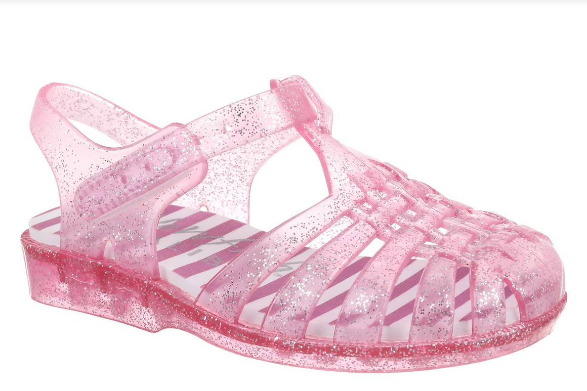 Jellyfish Toddler Sandal - Pink Sparkle - Southern Belle Boutique