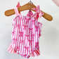 Pink Striped Coquette Swimsuit - Southern Belle Boutique