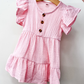 Linen Pink Dress - Southern Belle Boutique