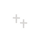 Legacy Cross Stud Earrings - Silver - Southern Belle Boutique