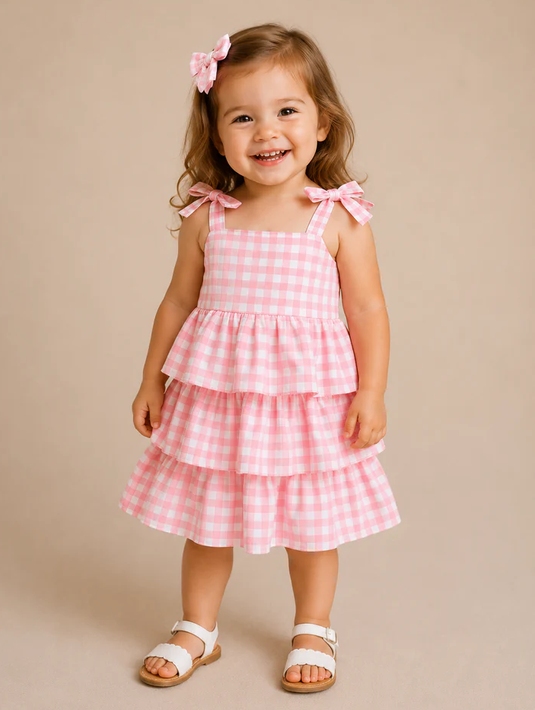 Pink Country Southern Dress - Southern Belle Boutique