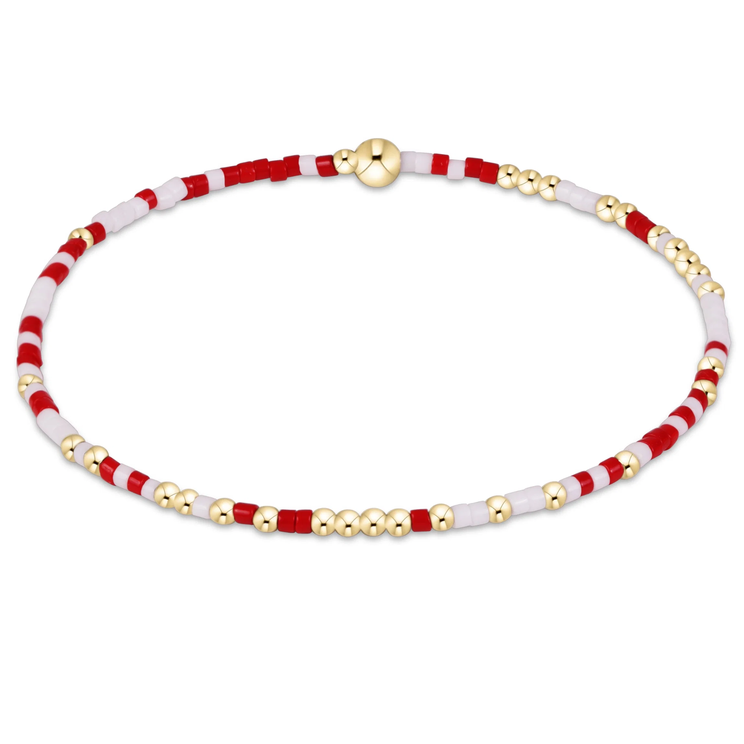 Gameday Hope Unwritten Bracelet - Red/White