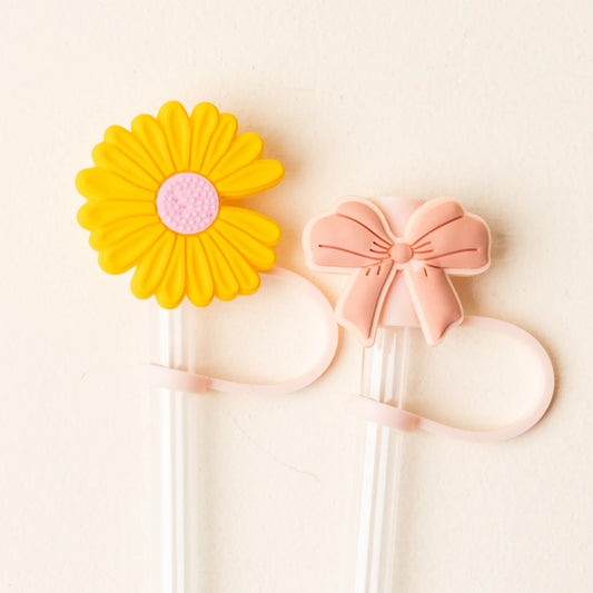 Straw Topper Set-Tutti Frutti - Southern Belle Boutique