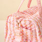 On-The-Go Quilted Weekender Bag-Petal Parade Pink - Southern Belle Boutique