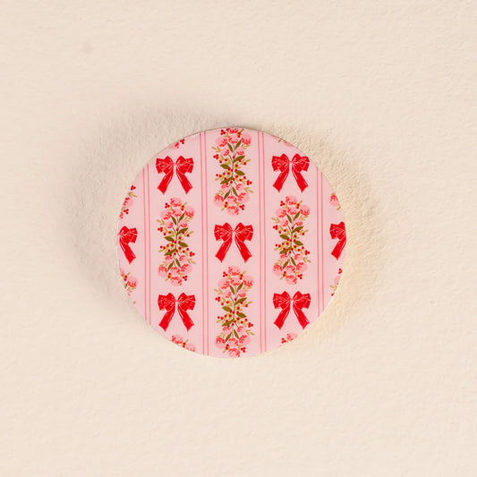 Oh So Merry Wood Enamel Coaster