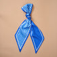 Twirl & Tie Scarf Accessory- Gingham Blue