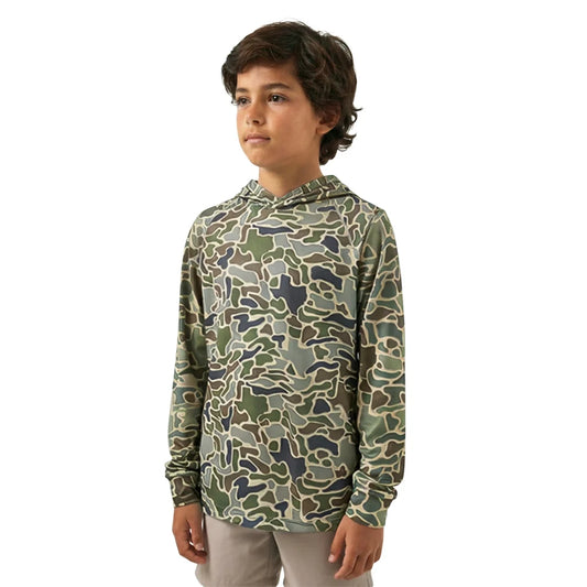 Sand Camo Kids Performance Hoodie - Southern Belle Boutique