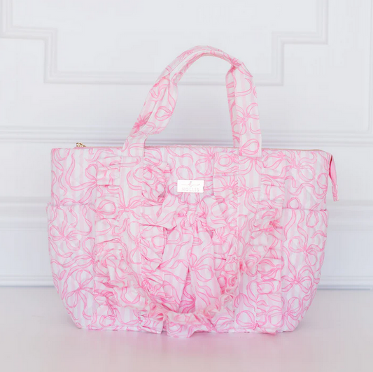 Quilted Coquette Diaper Bag