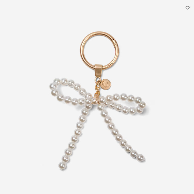 Bogg'd & Charmed - White Pearl Bow - Southern Belle Boutique