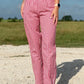 Red Gingham Pants