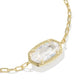 Elaina Luxe Chain Bracelet - Gold White Cz - Southern Belle Boutique