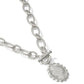 Mama Link And Chain Necklace - Silver - Southern Belle Boutique