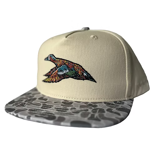 Youth Roost Mottle Canvas Marsh Camo Hat