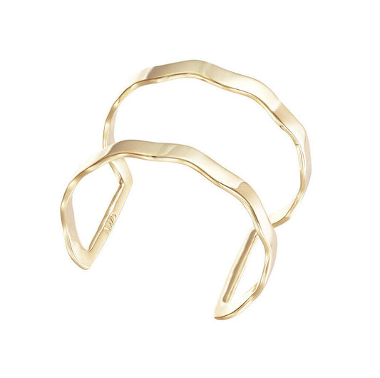 Solaris Cuff Bracelet in Gold - Southern Belle Boutique