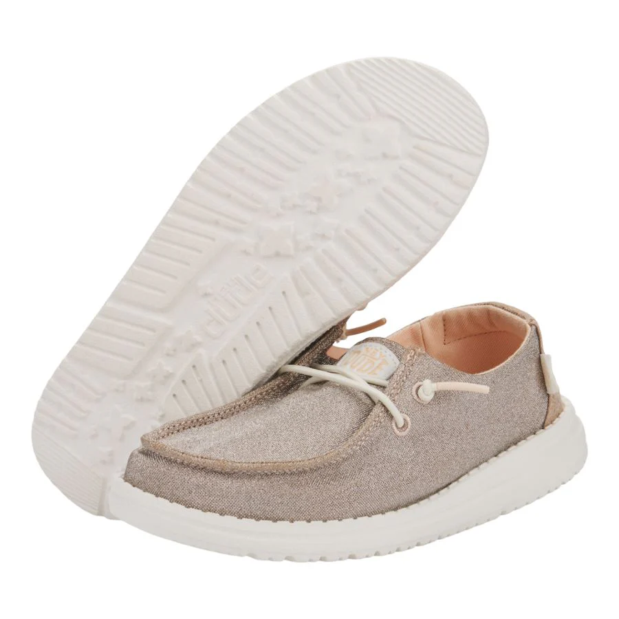 Wendy Y Metallic Sparkle Rose Gold - Southern Belle Boutique
