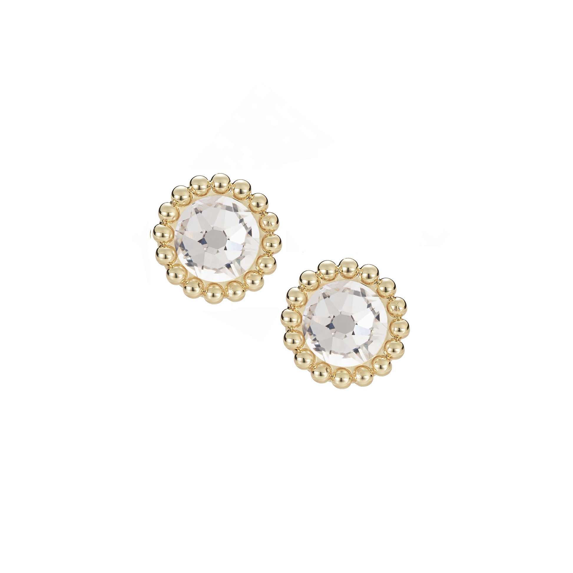 Allure Stud Earrings - Gold CZ - Southern Belle Boutique