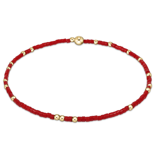 EGirl Gameday Hope Unwritten Bracelet - Bright Red - Southern Belle Boutique