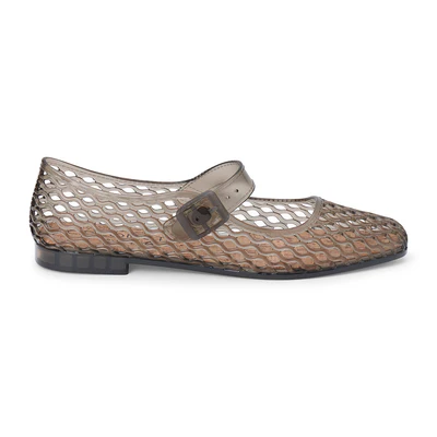 Vicky Smoke Mary Jane Flat - Southern Belle Boutique