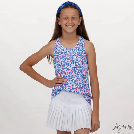Mini Pleated Skort - White - Southern Belle Boutique