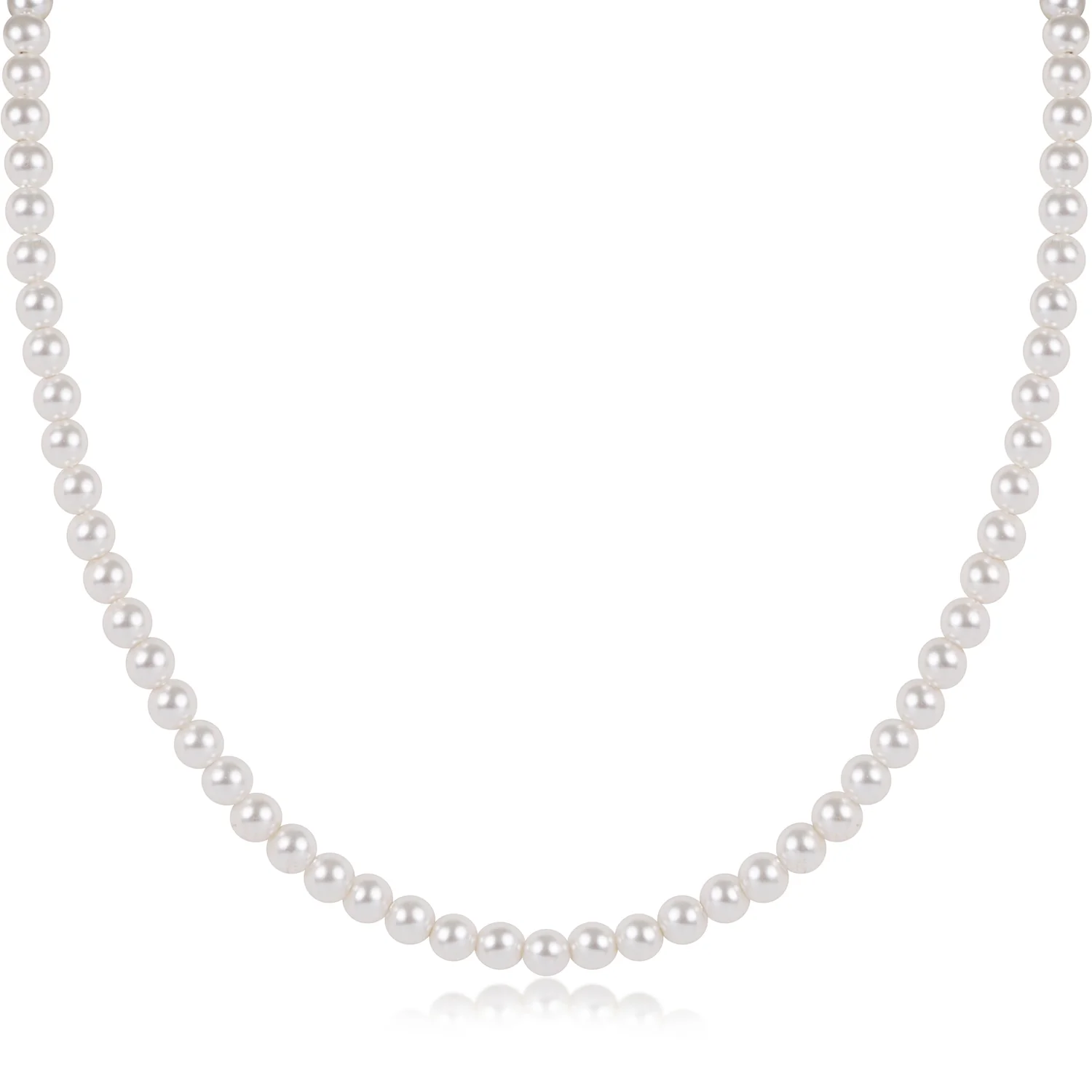 17" Choker Beaded - Classic Pearl 4MM - Southern Belle Boutique