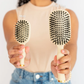 Mini Boar Bristle Hair Brush - Tan - Southern Belle Boutique