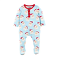 Blue Vintage Santa Baby Sleeper - Southern Belle Boutique