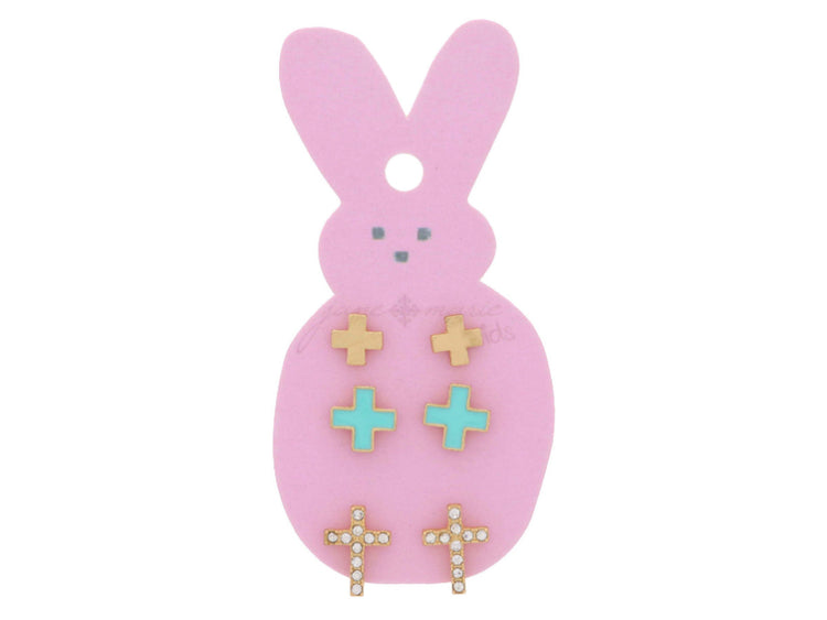 Easter 3 Stud Set Earrings - Southern Belle Boutique