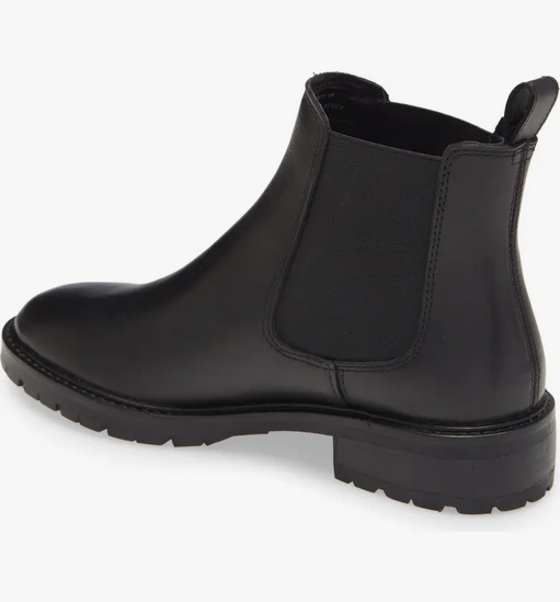 Leopold Chelsea Black Leather Boot - Southern Belle Boutique