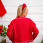 Red Bow Sweater