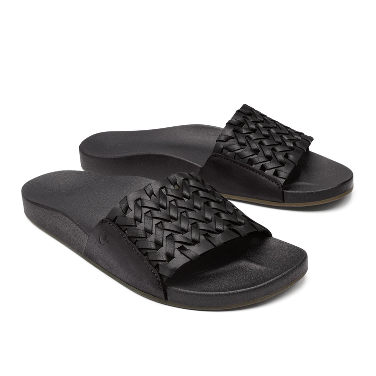 Kamola Black/Black Slide - Southern Belle Boutique