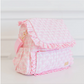 Ruffled Nylon Diaper Bag - Pink Floral - Southern Belle Boutique