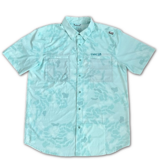Oysterman S/S - Aqua Gumbalaya - Southern Belle Boutique